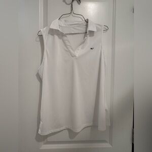 Vineyard Vine White Sleeveless Top